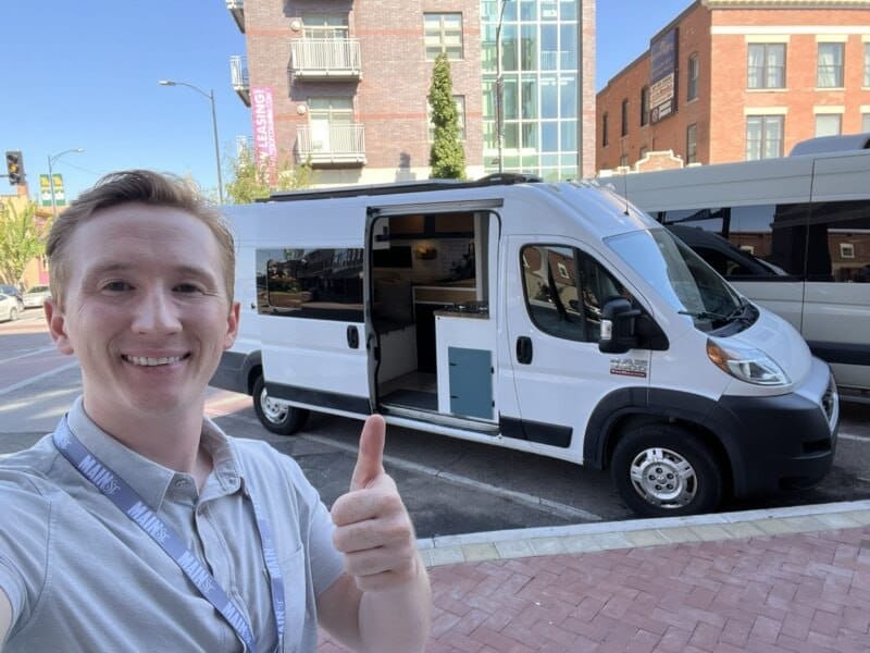 Rand and the camper van